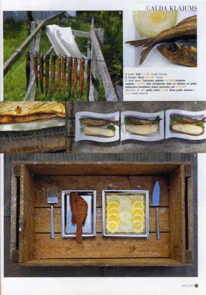 Style for page&nbsp;on the&nbsp;theme - Ideas for&nbsp;Fish Serving on the Beach. Photo Gvido Kajons